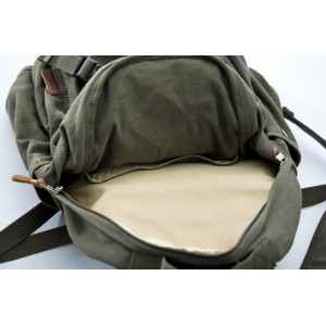 army green couples stylish backpacks