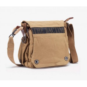 Travel shoulder bag, mens canvas shoulder bag