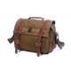 khaki canvas messenger bag