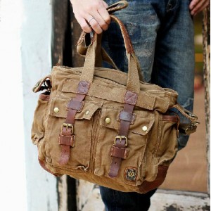 khaki Male shoulder bag