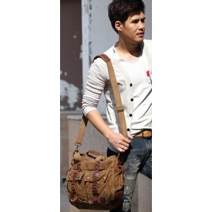 canvas Male shoulder bag