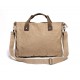 khaki canvas messenger bag