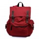 red casual backpack