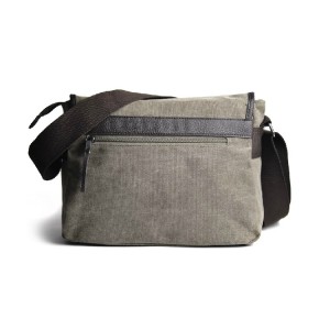 army green flap-over messenger