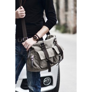 canvas bicycle messenger bag