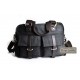 black bicycle messenger bag