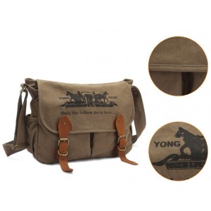 mens Canvas messenger bag