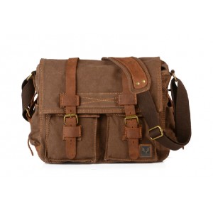 Army canvas shoulder bag