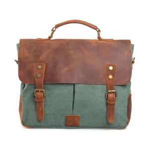 green men messenger bags