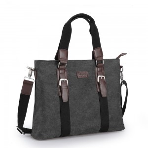 black shoulder book bag