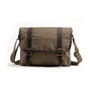 Canvas over the shoulder bag, men bags