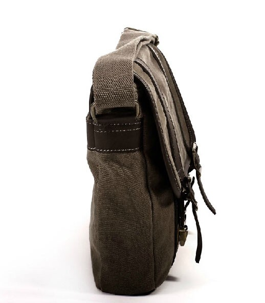 Canvas over the shoulder bag, men bags - BagsEarth