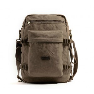 Hiking back pack, vintage canvas shoulder bag rucksack backpack