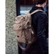 vintage canvas shoulder bag rucksack backpack