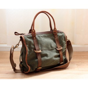 army green school messenger bag