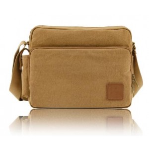 khaki Classics Ipad Canvas Satchel