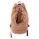 Genuine Leather Canvas Backpack