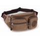 KHAKI Multi-function Designs Fanny Pack