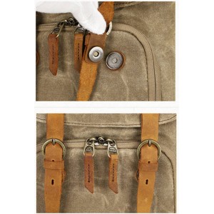 Rugged Waterproof Canvas Rucksack