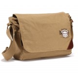 KHAKI Mens Simplicity Canvas Satchel