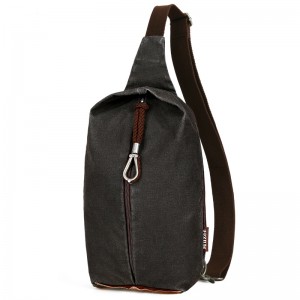 BLACK Leisure Popular Canvas Chest Pack