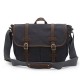 BLACK Vintage Messenger School Bags