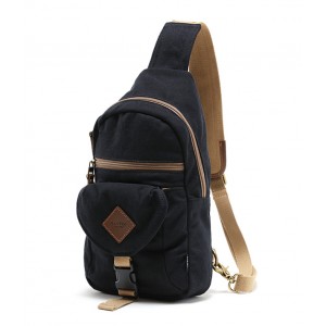BLACK Outdoors Canvas Chest Pack