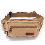 Rugged Canvas Fanny Pack, Small Sports Chest Pack