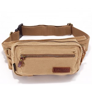 Rugged Canvas Fanny Pack, Small Sports Chest Pack