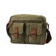 ARMY GREEN Retro Canvas Crossbody Bags