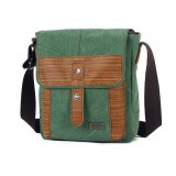 GREEN Small Canvas Shoulder Bags
