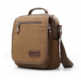 KHAKI Leisure Canvas Single Shoulder Ipad Bags