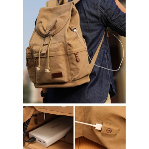 Stylish Drawstring Canvas Schoolbags