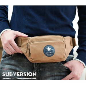 Leisure Small Canvas Fanny Packs