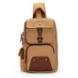 Fashion Multi-function Canvas Chest Packs