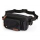 black Eco Friendly Portable Canvas Fanny Packs