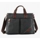 BLACK Canvas Messenger Bags For Teens