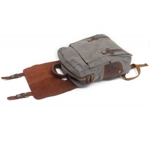 Canvas Backpack With Side Pockets