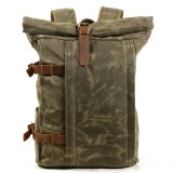 army green Best Canvas Backpack For Travel