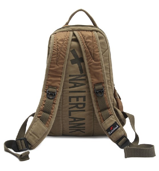 high capacity vintage canvas backpack