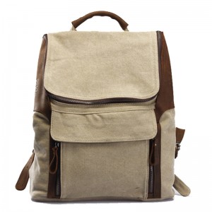 Cotton canvas backpack