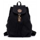 black Vintage canvas rucksack