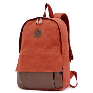 red canvas backpack for sale