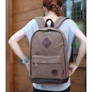 vintage canvas backpack