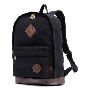 black vintage canvas backpacks girls