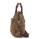 khaki Canvas satchel men