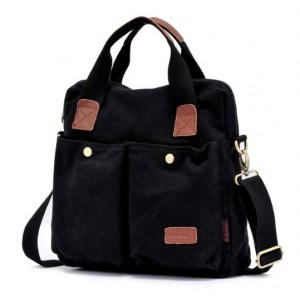 black canvas messenger bags for men