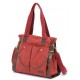 red canvas messenger bag for women