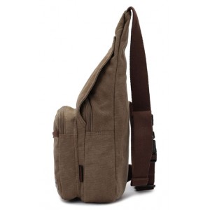 khaki Backpack with one strap