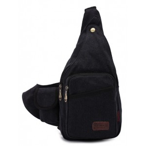 black Backpack with one strap